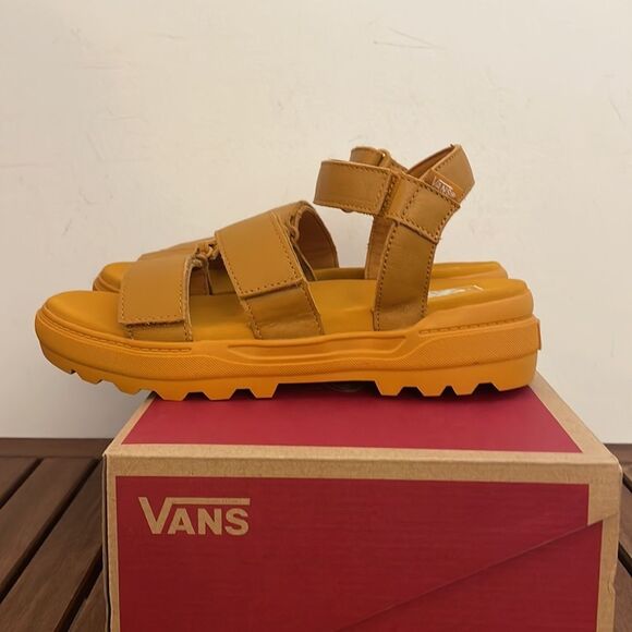 Vans Tan Colfax Sandals Inca Gold USA Women Size 7/UK 4.5/EU 37 - Picture 6 of 11